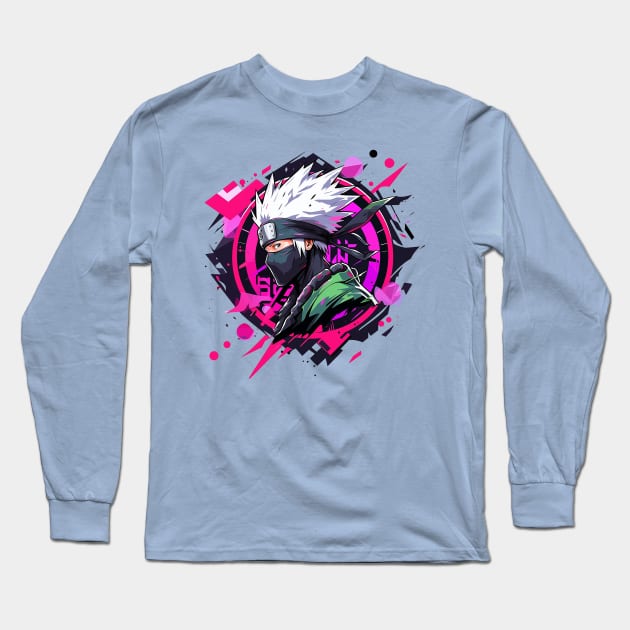 kakashi Long Sleeve T-Shirt by fancy ghost